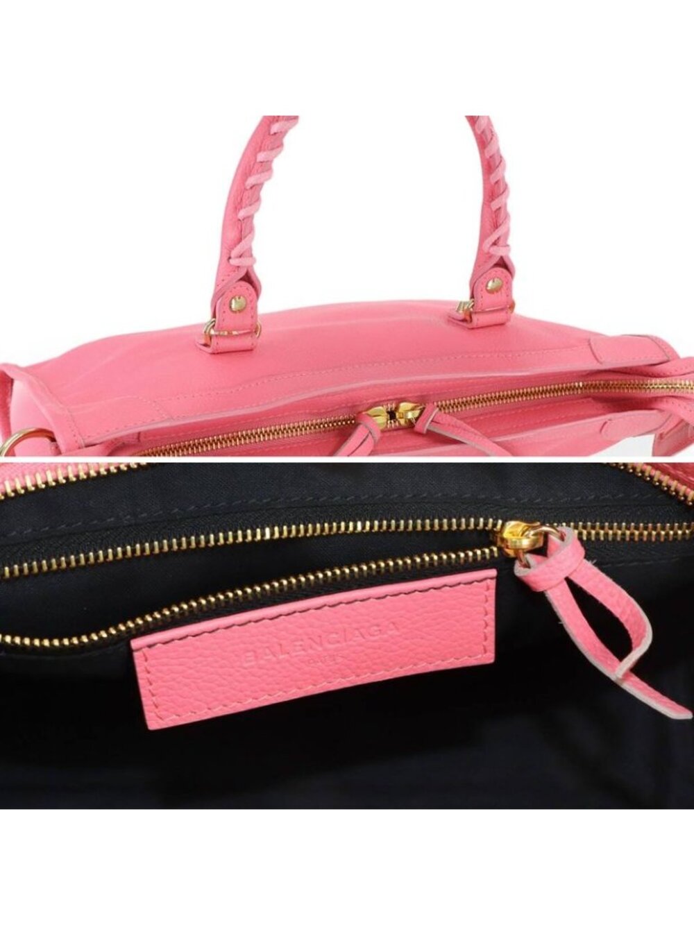 Balenciaga Classic City 2-Way Bag Leather Pink - Picture 8 of 10